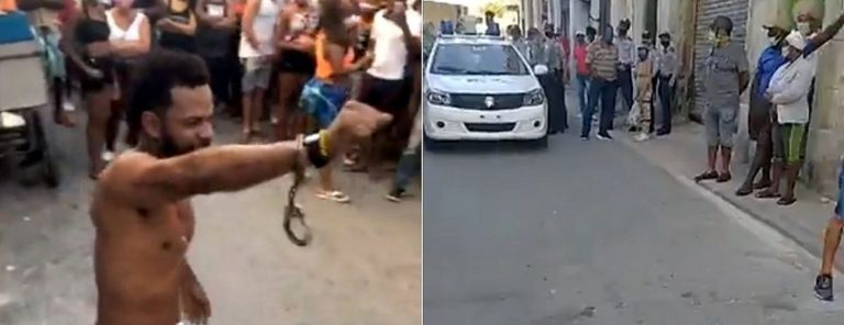 Protestan contra gobierno de Díaz-Canel en barrio pobre de La Habana