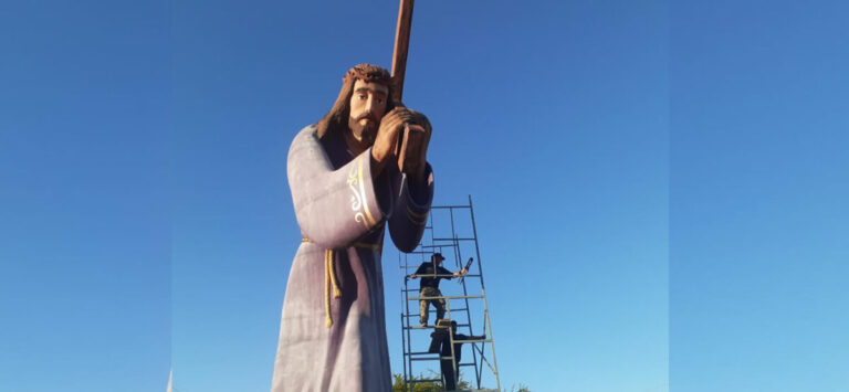 «Tomate» inició restauración del Monumento al Nazareno de Caripito