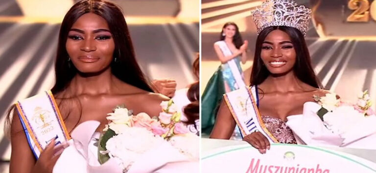 Miss Sudáfrica Lalela Mswane es coronada como la nueva Miss Supranational 2022