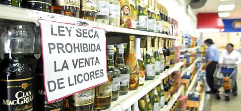 ¿Cuándo comienza la Ley Seca en semana Santa?