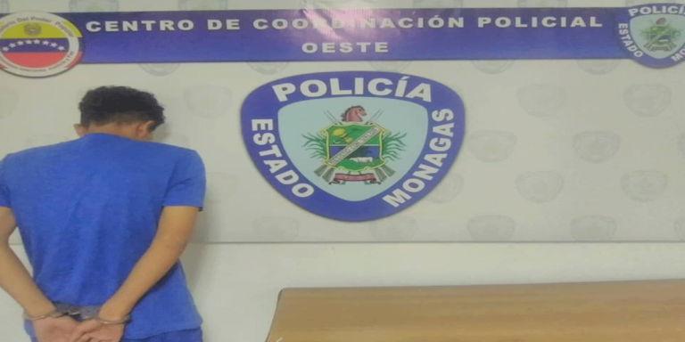 PoliMonagas lo detuvo en Punta de Mata por presunta violencia de género