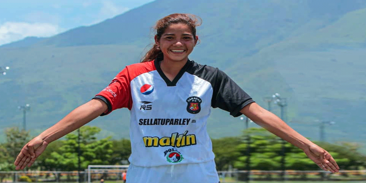 La historia de éxito de María Maza, la joven futbolista monaguense