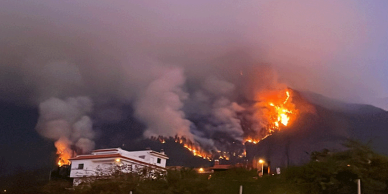 Tenerife enfrenta el peor incendio de los últimos 40 años