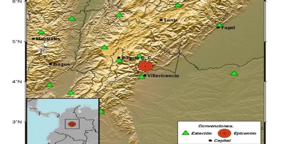 Fuerte sismo de 6.1 en Colombia se sintió en Venezuela