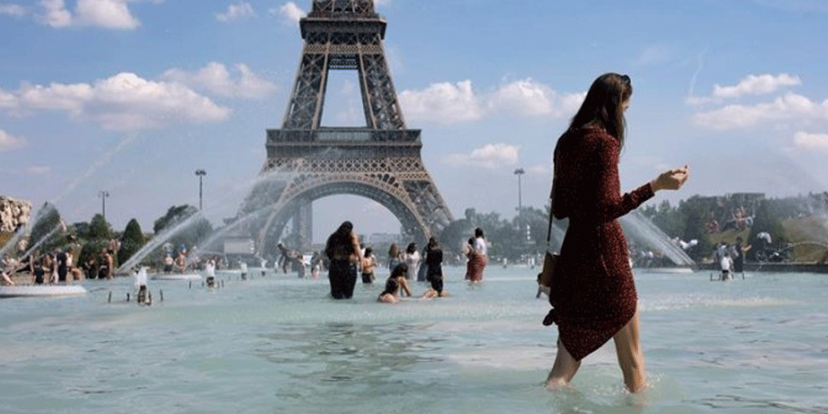 Nueva ola de calor en Francia, que se presume excepcional en esta época del año