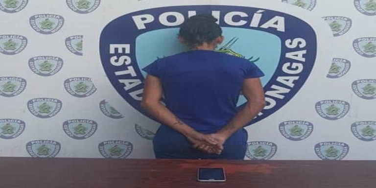 PoliMonagas la detuvo en el centro de Maturín por presunto robo de teléfono