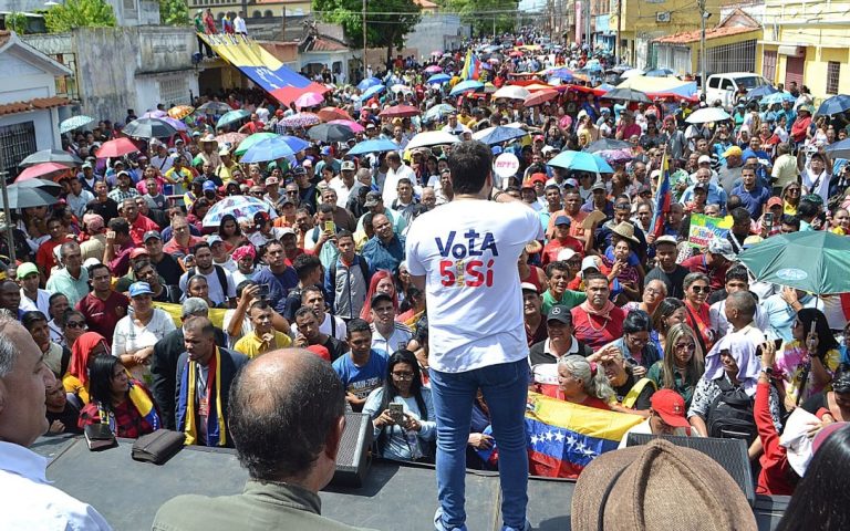 Opositores de Monagas “brillaron por su ausencia” en el inicio de campaña por el Esequibo