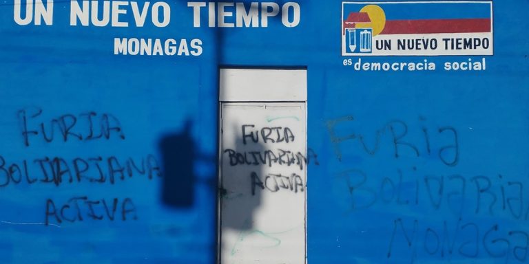 Denuncian vandalismo contra sede del partido UNT en Monagas