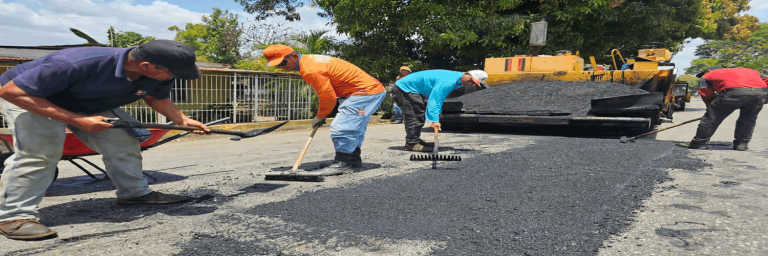 Avanza Plan Nacional de Asfaltado en principales vías de Maturín