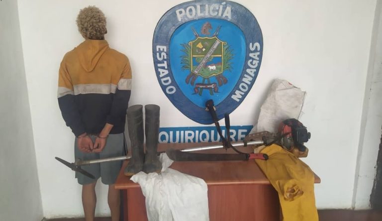 «El Ruso» pretendió robar en una finca y terminó preso