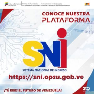 Atenci N Bachilleres Gu A De Pasos Para El Registro Al Sistema Nacional De Ingreso Opsu