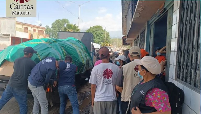 Cáritas Maturín llevó ayuda a los afectados de Cumanacoa