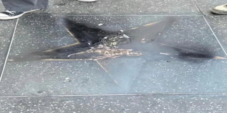 Así fue vandalizada la estrella de Jenni Rivera en Hollywood