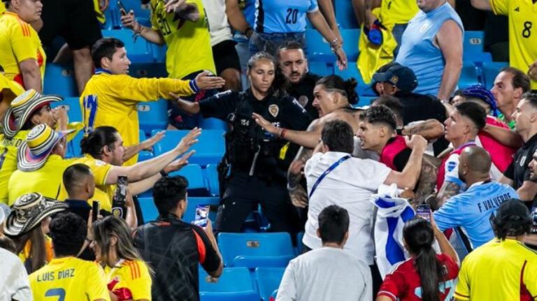 Conmebol suspende a cinco jugadores de Uruguay por altercado en la Copa América