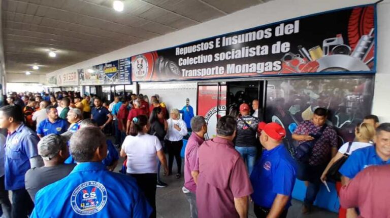 Monagas favorece más de mil 900 transportistas con Tienda del Colectivo Socialista