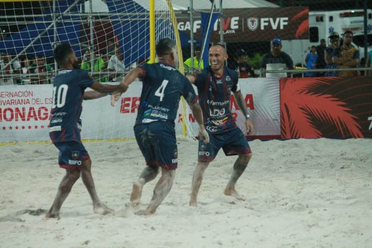 Monagas Futplaya se queda con el 7mo lugar de la Liga Futve Playa