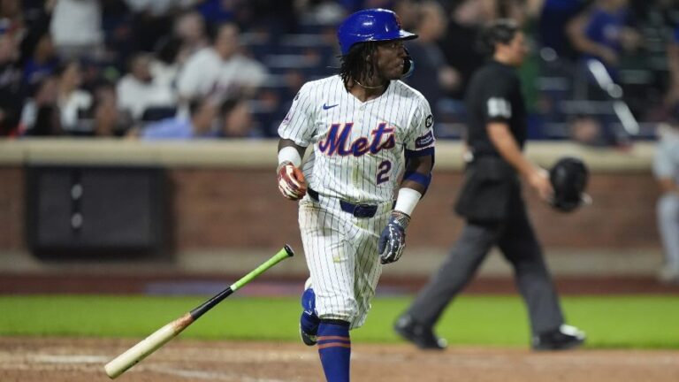 Luisangel Acuña disparó su tercer jonrón con los Mets