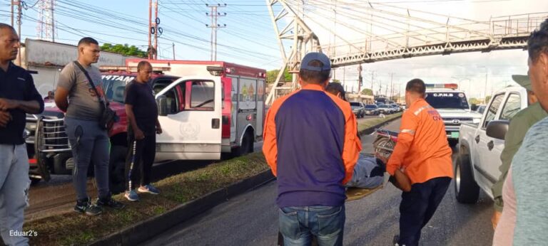 Arrollamiento en la avenida Bella Vista de Maturín mandó a dos personas al Humnt