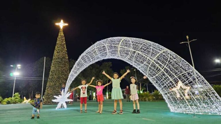 La Alegría de la Navidad llegó a la plaza Hugo Chávez de Maturín