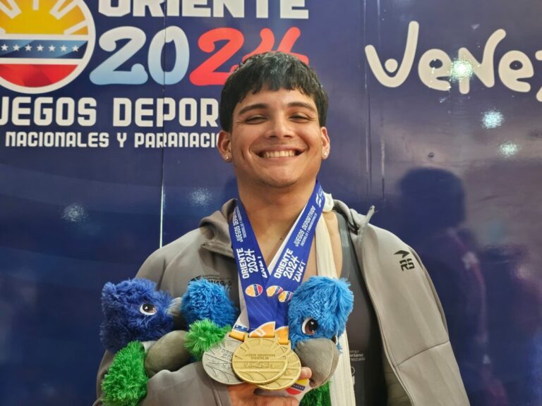 Fabián Márquez sumó dos doradas para Monagas en los Juegos Oriente 2024