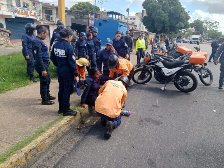 Colisión en la Av. Libertador  de Maturín dejó dos motorizados lesionados