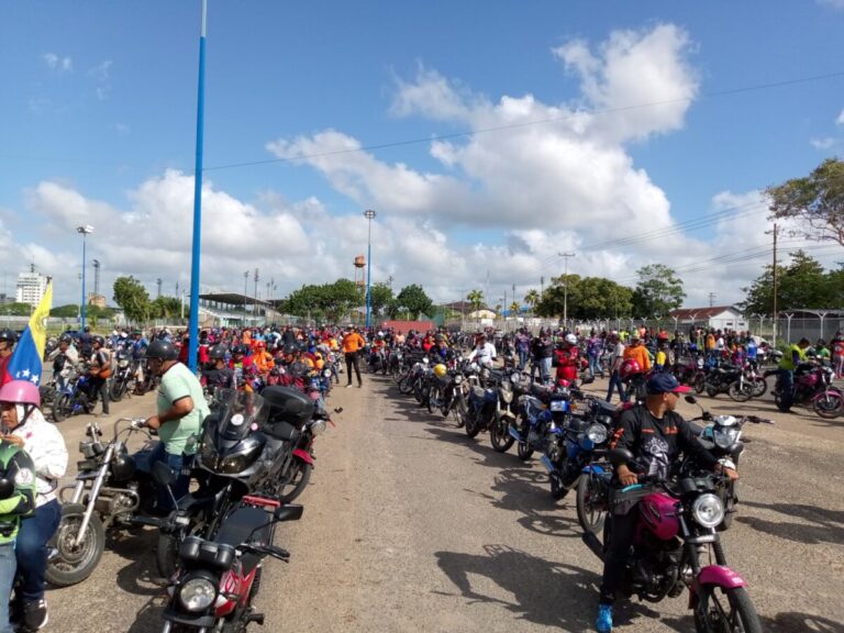 Más de tres mil motorizados se sumaron a caravana por la paz en Maturín