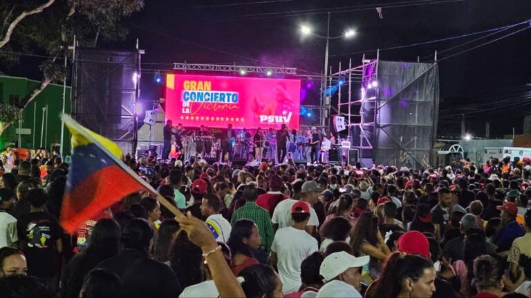 Maturín celebró con gran concierto la juramentación de Nicolás Maduro