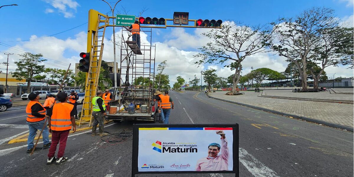 Alcaldía instaló nueva señalética en la avenida Raúl Leoni de Maturín