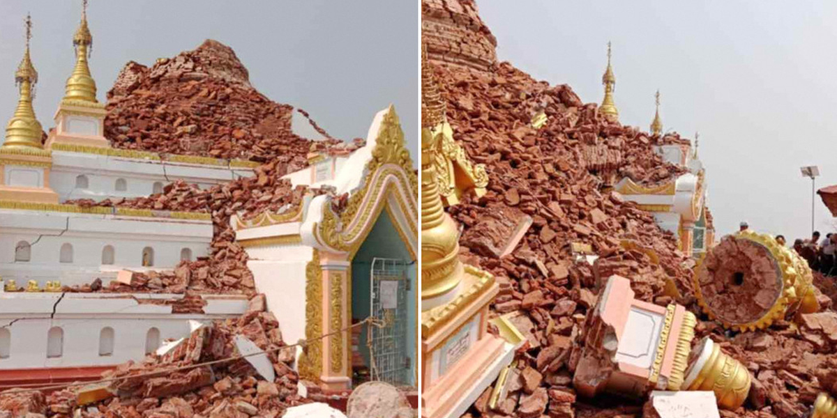 El peor terremoto en Myanmar deja más de mil muertos