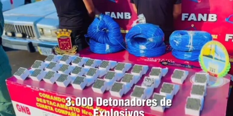 FANB incautó 3 mil detonadores de explosivos en el estado Zulia