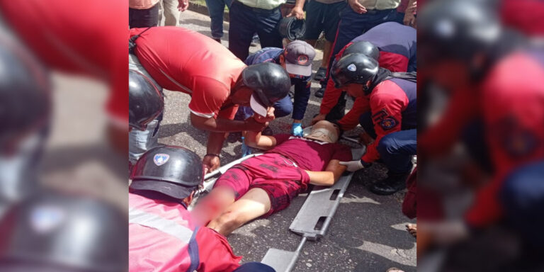 Accidente en la Av. Libertador deja un herido