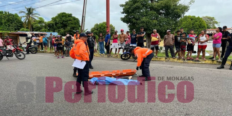 Muere arrollado en la avenida libertador de Maturín