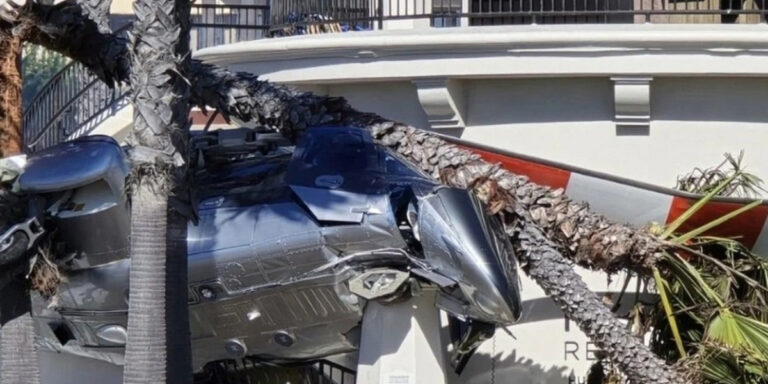 Helicóptero cae en una playa de California y deja varios heridos