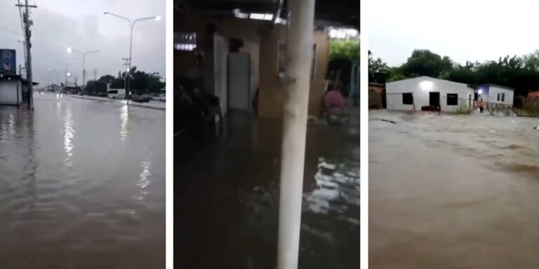 Tempestad deja calles y casas inundadas en varios sectores de Cabimas