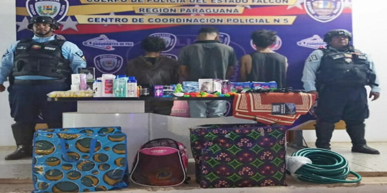 Detenidos por hurtar un local comercial